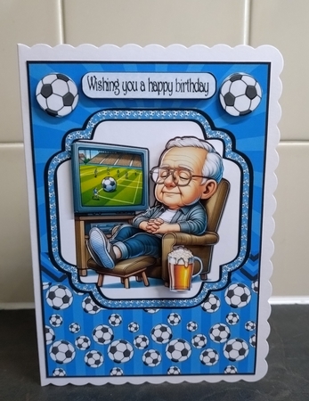 Forty winks before kick off A5 by Jackie Odonnell
