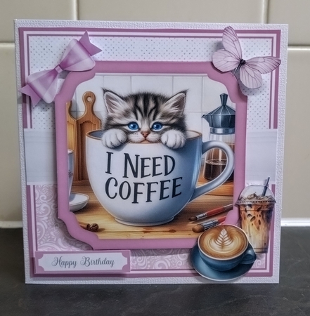 I NEED COFFEE - CATS by Jackie Odonnell