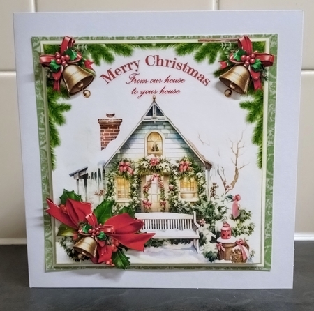 7x7 Christmas wishes from our house to your house choice of four mini kit by Jackie Odonnell