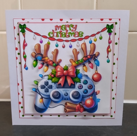 6x6 Gamer Christmas choice of four mini kit by Jackie Odonnell