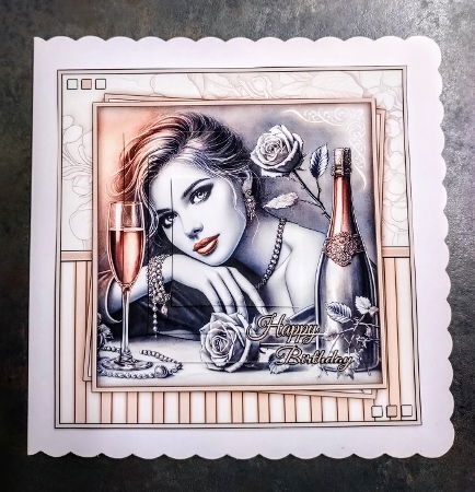 Elegant Birthday celebration Mini Card Kit – For Her by Jackie Odonnell