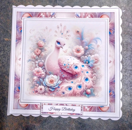 Pastel Peacock by Jackie Odonnell