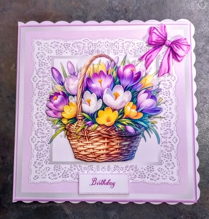 Basket Crocus Mini Kit by Jackie Odonnell