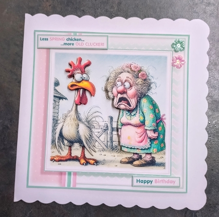 Less Spring Chicken...More Old Clucker! (Female) by Jackie Odonnell