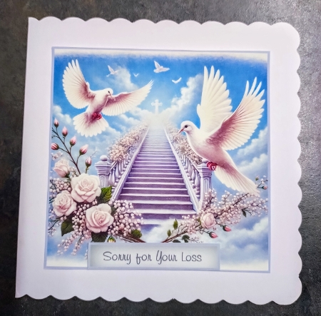 sympathy doves and flowers toppers 3 by Jackie Odonnell