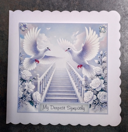 sympathy doves and flowers toppers 4 by Jackie Odonnell
