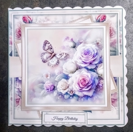 Rambling Rose Butterflies by Jackie Odonnell