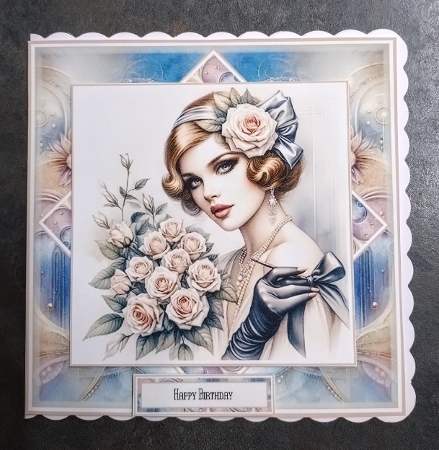 Art Deco Flowers For You by Jackie Odonnell