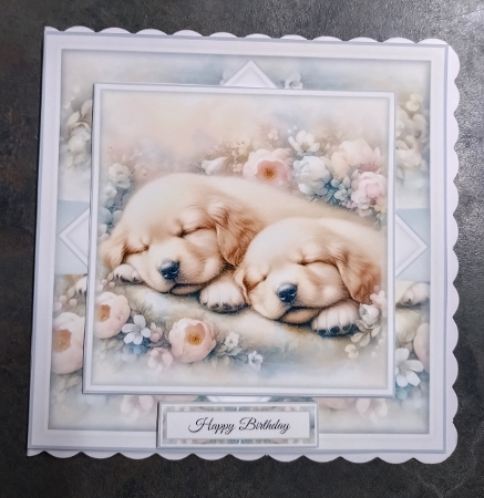 Dreamy Sleeping Pups 2 by Jackie Odonnell
