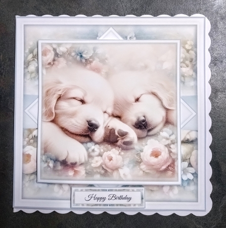 Dreamy Sleeping Pups 2 by Jackie Odonnell