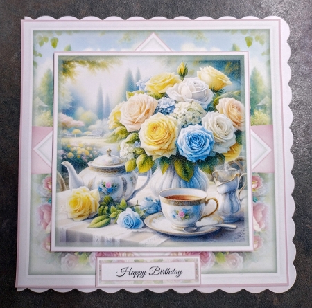 Tea Roses Mini Page Kit by Jackie Odonnell