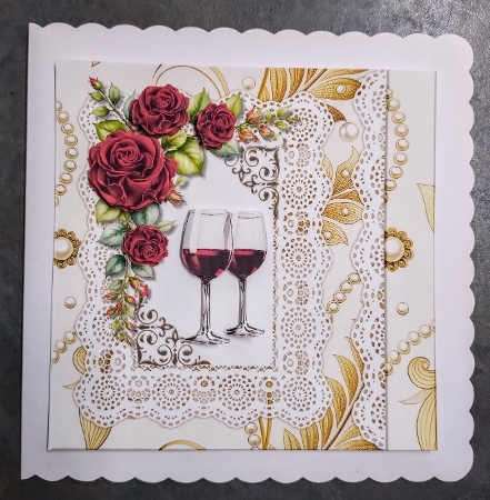 Roses & Wine Mini Kit by Jackie Odonnell