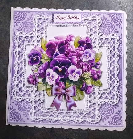 Special Bouquet  VIOLETS Mini Kit by Jackie Odonnell