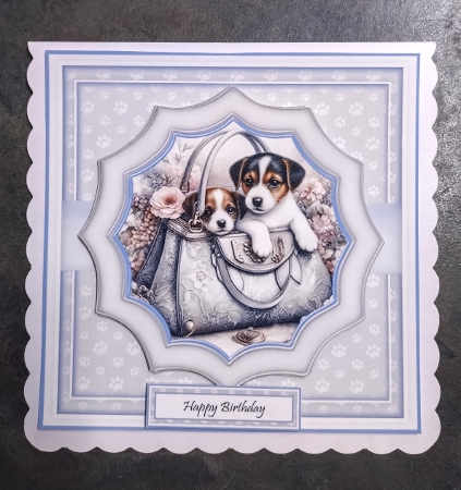 Floral Doggy Bag Mini Page Kit by Jackie Odonnell