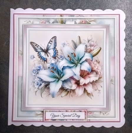 Butterfly & Lilies Mini Page Kit by Jackie Odonnell