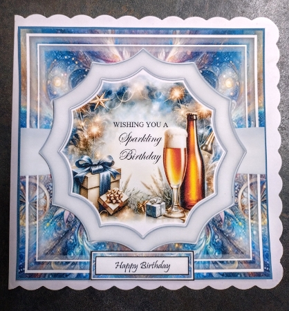 Wishing You A Sparkling Birthday 2 by Jackie Odonnell