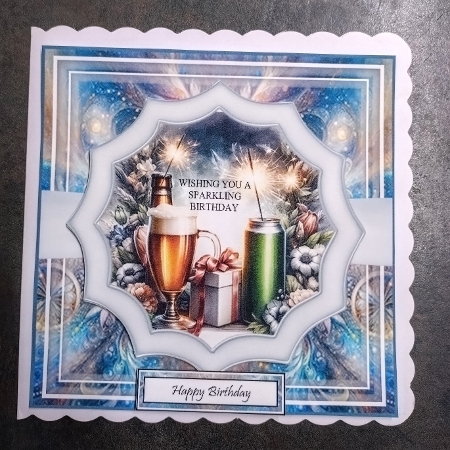 Wishing You A Sparkling Birthday 2 by Jackie Odonnell
