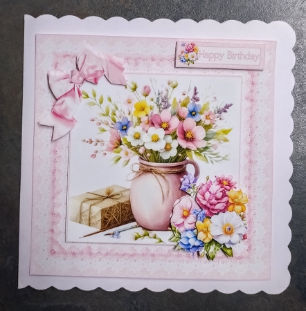7x7 Flower vase choice of four mini kit by Jackie Odonnell