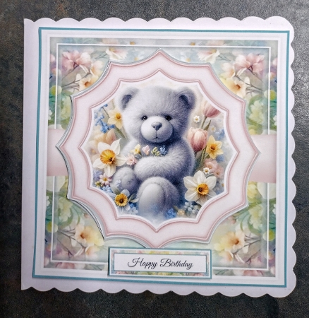 Spring Teddy Mini Page Kit by Jackie Odonnell
