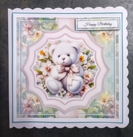 Spring Teddy Mini Page Kit by Jackie Odonnell