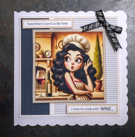 Cooking with wine 7x7 mini kit by Jackie Odonnell