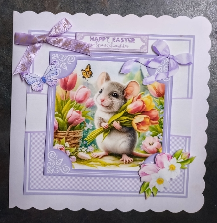 5X7 & 6X6 - SPRING MICE by Jackie Odonnell