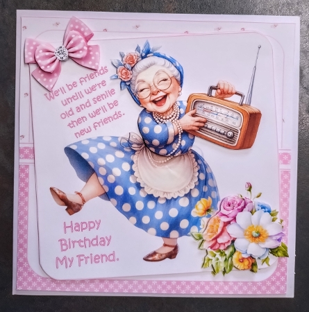 7x7 Summer grandma birthday fun choice of four mini kit by Jackie Odonnell