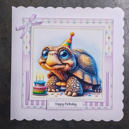 Birthday Tortoise & Snail Mini Page Kit by Jackie Odonnell