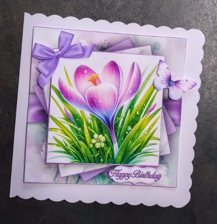Spring Crocus Mini Kit by Jackie Odonnell