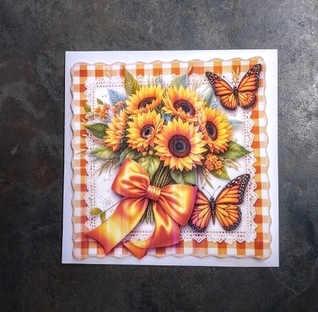 floral sunflowers 3 by Jackie Odonnell
