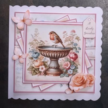 Robins and Birdbaths by Jackie Odonnell