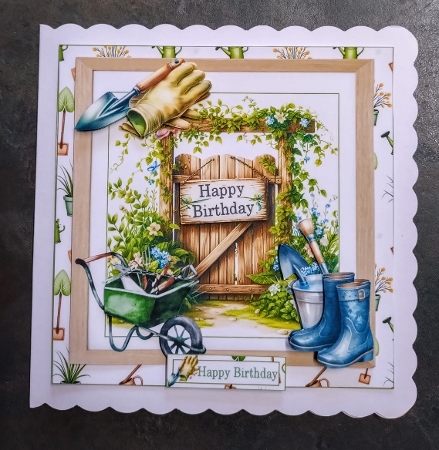 7x7 Spring in the garden choice of four mini kit by Jackie Odonnell