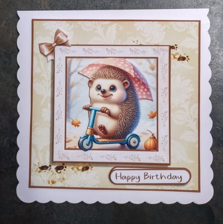 Scooter Hedgehog Birthday by Jackie Odonnell