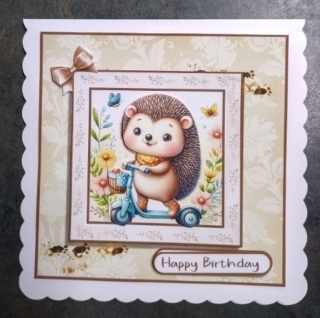 Scooter Hedgehog Birthday by Jackie Odonnell