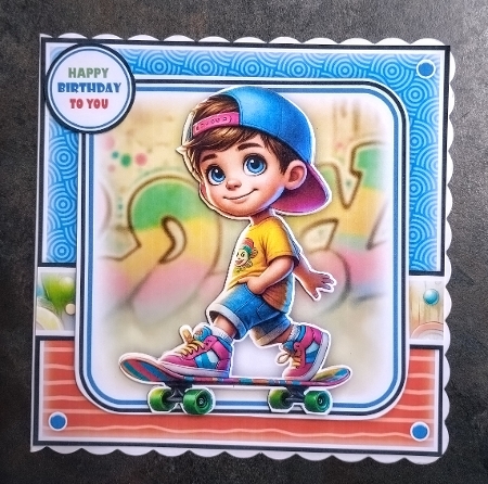Skateboard Boy Mini Kit by Jackie Odonnell