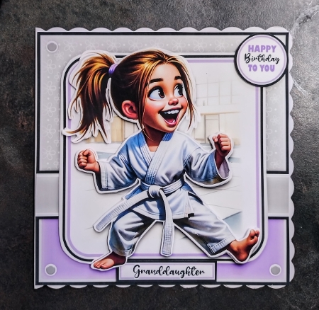 Karate Girl Mini Kit by Jackie Odonnell