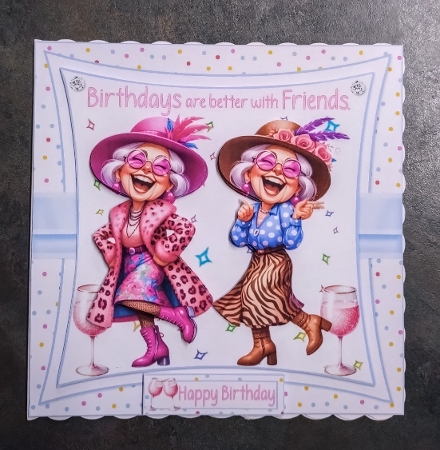 7x7 Birthdays are better with friends choice of four mini kit by Jackie Odonnell