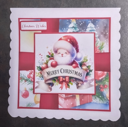 Christmas 2 Card Front 6x6 by Jackie Odonnell