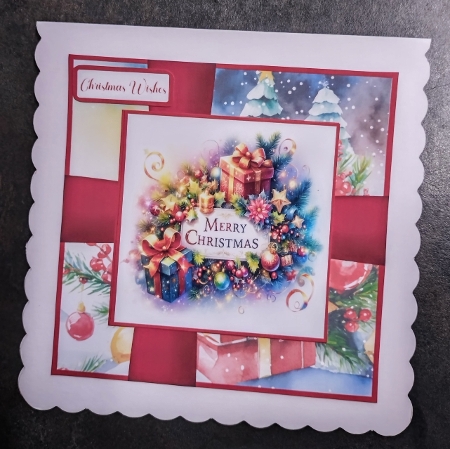 Christmas 2 Card Front 6x6 by Jackie Odonnell