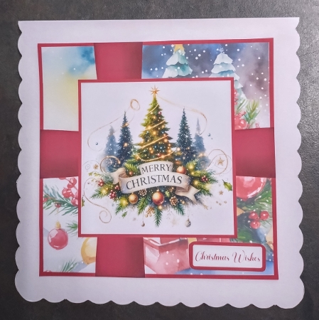 Christmas 2 Card Front 6x6 by Jackie Odonnell