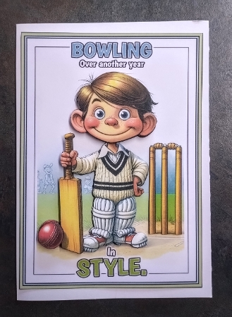 Bowling Over Another Year A5 Mini Kit – A Birthday Card Thats a Total Hit! by Jackie Odonnell