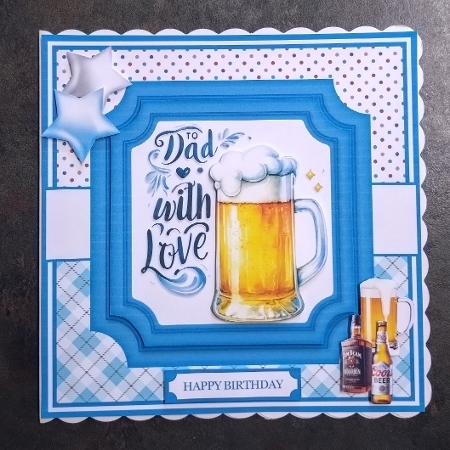 7x7, 6x6, 5x7 -  THE DAD - birthday or fathers day by Jackie Odonnell