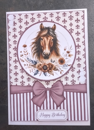 Boho Horse Card Front 7x5 by Jackie Odonnell