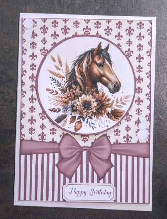 Boho Horse Card Front 7x5 by Jackie Odonnell