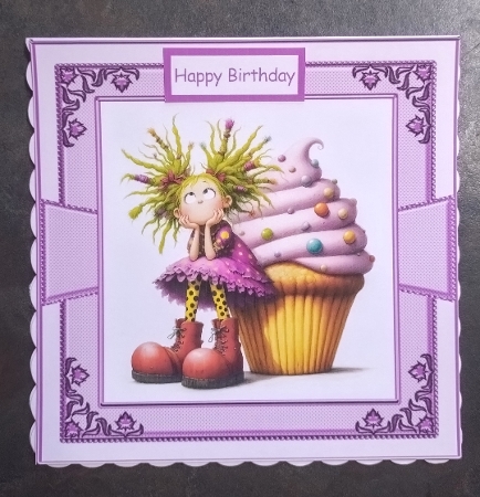 Lets Eat Cup Cakes Mini Kit 8x8 by Jackie Odonnell