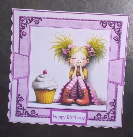 Lets Eat Cup Cakes Mini Kit 8x8 by Jackie Odonnell
