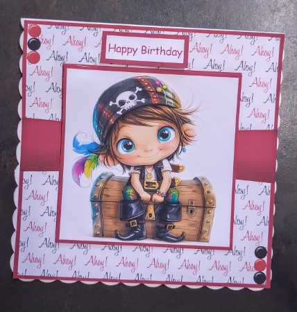 My Little Pirate Mini Kit 8x8 by Jackie Odonnell