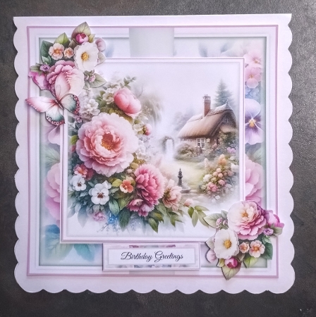 Peony & Primula Cottage Mini Kit by Jackie Odonnell