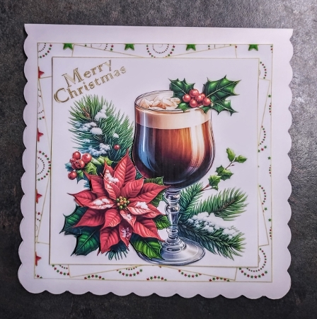 7x7 Irish coffee Christmas choice of four mini kit by Jackie Odonnell