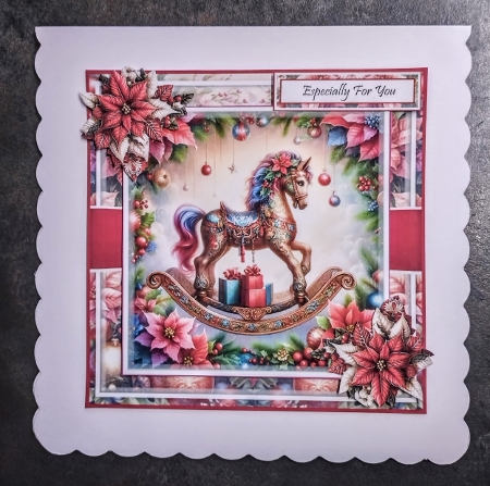 Festive Rocking Horse Mini Kit by Jackie Odonnell
